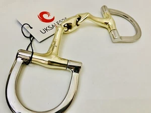 D-Ring gebogene Trense Bit abgewinkelt Mundstück (UKSALES25®) *VERSAND AM SELBEN TAG* - Bild 1 von 12