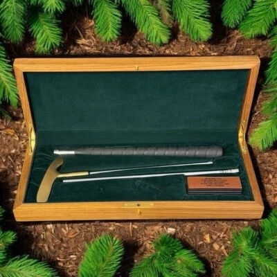 Bill Orr International Golf Travel Putter in Wooden Case Resort Vacation - Image 1 of 4