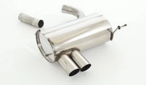 Escape deportivo FMS acero inoxidable BMW Serie 1 118d 120d E81 E87 a partir de 09/2004 - Imagen 1 de 3