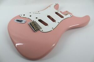 MJT Official Custom Vintage Age Nitro Guitar Body Mark Jenny VTS Pink Lefty