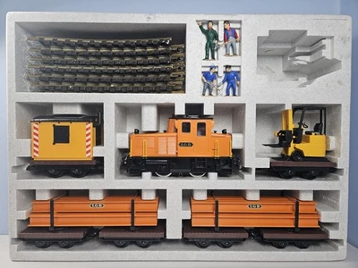 Lehmann Gross Bahn LGB 21990 The Big Train Construction Work Set No Transformer - Image 1 of 4