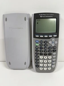Texas Instruments TI-84 Plus Silver Edition Graphing Calculator With Cover - Picture 1 of 4