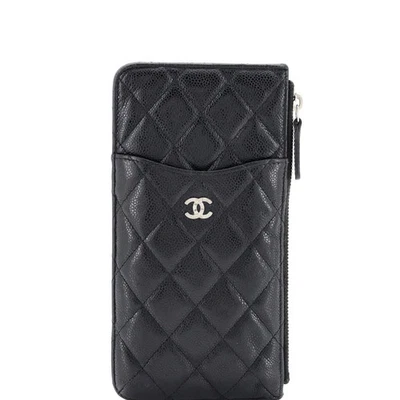 Chanel Clásica Funda Teléfono Bolsa Acolchada Caviar Foto 1 de 4