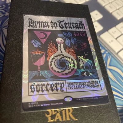 MAGIC THE GATHERING: Secret Lair Encyclopedia Hymn To Tourach Halo Foil - Image 1 of 3