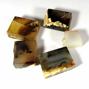 119.90 Ct Natural Botswana Agate Rough Lot Loose Gemstone - Picture 1 of 3