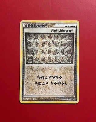 2010 Pokemon TCG Alph Lithograph TWO -NM- HS Unleashed - Image 1 of 2