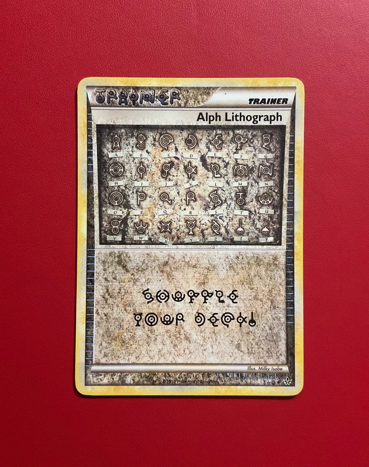 2010 Pokemon TCG Alph Lithograph TWO -NM- HS Unleashed - Image 1 of 2
