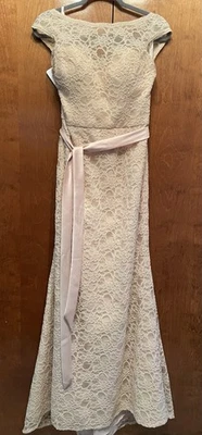 Mori Lee Champagne Formal $199 Talla 12 Nuevo Con Etiquetas  Foto 1 de 4