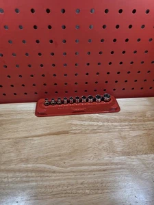 Snap-on Tools 110TMY 10-Piece 1/4" Drive SAE 6-Point Shallow Socket Set W/ Tray  - Picture 1 of 24