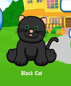 Webkinz Classic Black Cat Adoption Code Only MESSAGED - Picture 1 of 1