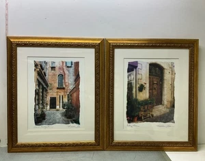 Maureen Love Venice Courtyard and Entrez Vous Framed Prints - Picture 1 of 4