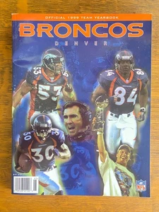 1999 Denver Broncos Official Team Yearbook-Super Bowl Champions - Picture 1 of 2