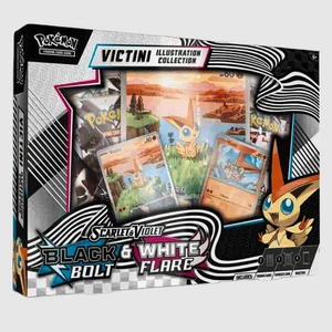 Pokemon TCG Black Bolt & White Flare Unova Victini Illustration Collection Box - Picture 1 of 5
