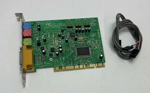 Creative Labs CT4810 Internal PCI Audio Sound Card with Midi and 2 x Cables - Afbeelding 1 van 5