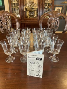 Century (Pressed) by Fostoria - ESTATE SET - 16 Pieces of Vintage Glassware - Picture 1 of 5