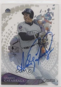 Topps High Tek Auto Andres Galarraga 2014 #HT-AGA automático - Imagen 1 de 3