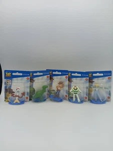 Toy Story Woody Buzz Rex Forky Bo Peep Mini  Figures Cake Toppers Lot of 5 - Picture 1 of 6