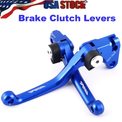 WR CNC Pivot Brake Clutch Levers For YAMAHA WR250F 2001-2016 WR450F 2001-2015 - Image 1 of 4