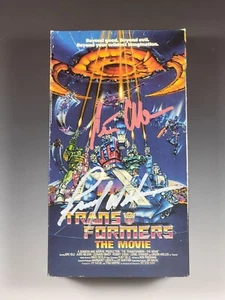 Peter Cullen Frank Welker Transformers Movie VHS Slipcover 1999 Signed Kid Rhino - Picture 1 of 9