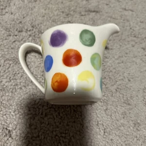 Grace’s Teaware Colorful Polka Dot Creamer - Picture 1 of 4