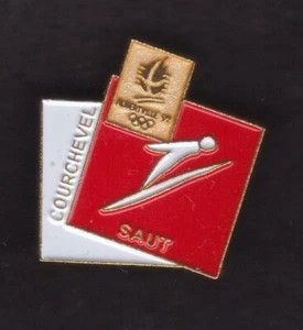 ALBERTVILLE 1992 OLYMPIC GAMES PIN.SKI JUMP (SAUT) COURCHEVEL - Picture 1 of 1