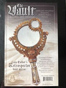 Alchemy Gothic Lady Talbots Retrospector Hand Mirror Steampunk - Picture 1 of 3