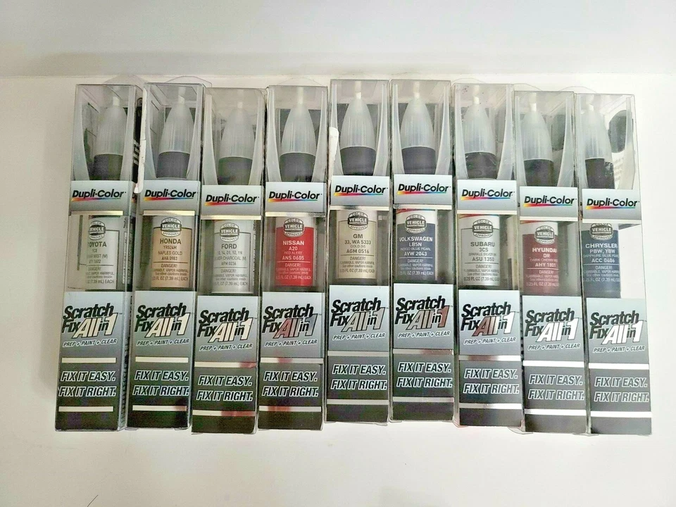 Двойная цветная ручка для ремонта царапин все в 1 подготовка + краска + прозрачная ручка для ремонта автомобиля - Изображение 1 из 1