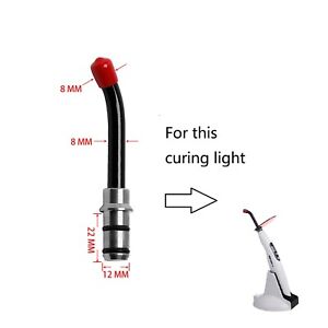 Dental Optical Fiber Guide Rod Tip B8mm for SEASKY LED B Curing Light Lamp T4