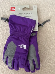 New North Face Girls Youth Montana Ski/Snow Gloves - Purple Large - Picture 1 of 4