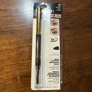 Milani Stay Put Brow Sculpting Pencil 16HR Wear (0.01oz/0.28g) 04 Dark Brown F/S - Picture 1 of 2