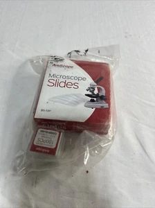 AmScope 72 vorgereinigte Leerplatte & 12 einzelne konkave Objektträger + 100 Deckgläser - Bild 1 von 2