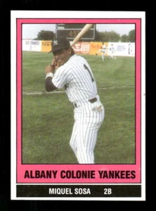 1986 TCMA Albany Colonie Yankees 4 Miguel Sosa BXCP32 - Picture 1 of 2