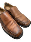 Men s Size 9 Dockers Shoes 90-26573 Brown Leather Slip On Loafer  w Box 90-26573
