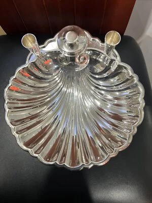 Chippendale International Silver Company 10,5" Fruit Vege Bowl plateado  Foto 1 de 4