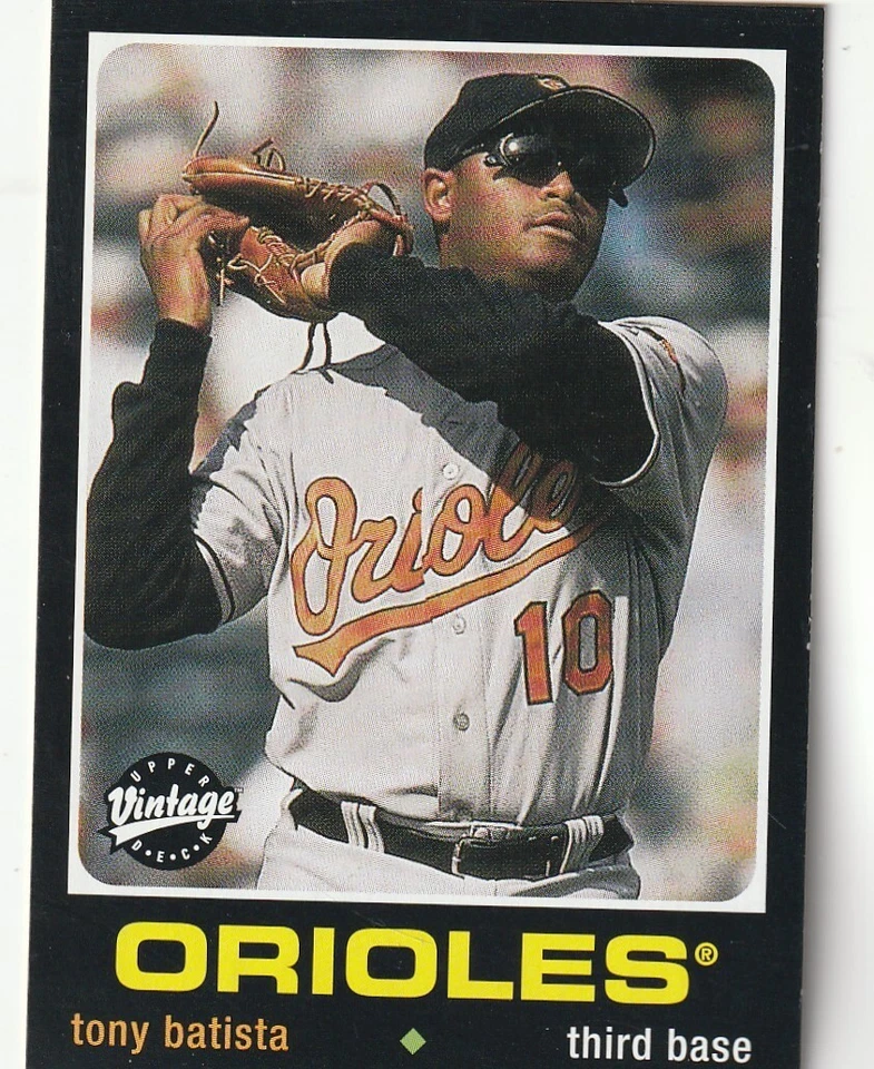 FREE SHIPPING-MINT-2002 Upper Deck Vintage Tony Batista #54 ORIOLES - Image 1 of 1