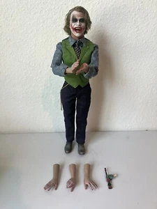Inart Custom Rooted Hair Joker Head Sculpt 1/6 Hot Toys Figure W/ Detonator - Picture 1 of 7