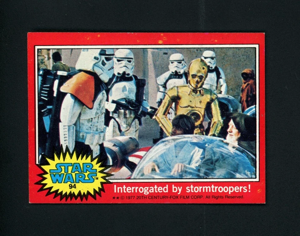 Interrogated By Stormtroopers - 1977 Topps Star Wars #94 NM - Image 1 of 2