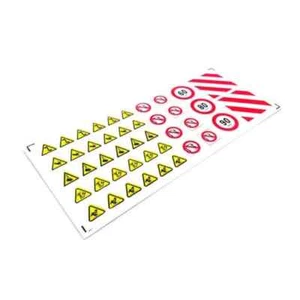 Pegatina de advertencia de simulación para 1/14 Tamiya RC Truck Car Scania 770S Benz hombre - Imagen 1 de 7