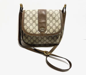 Rara* Borsa a tracolla Gucci vintage GG Supreme marrone - Foto 1 di 18