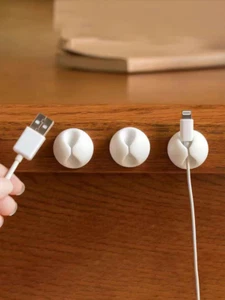 10PCS Cable Organizer Charging Cord Holder Wire Management Clips For Desktop Car - Picture 1 of 16