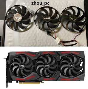 GPU Replacement cooler Fan For ASUS ROG STRIX RTX 2080ti 2070S 2060 RX 5700XT OC