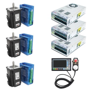 3 x 8N Nema34 Closed Loop servo Stepper motor 116mm CNC Controller kit DDCSV4.1 - Picture 1 of 10