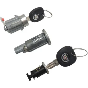 20766969 20766965 20985619 Lock Cylinder Kit with 2 Keys 2010-14 Cadillac CTS - Picture 1 of 1