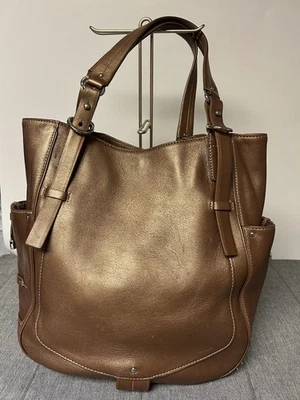 Vintage Cole Haan Copper Alexa SUO5 Leather Hobo Shoulder Handbag Tote - Image 1 of 4
