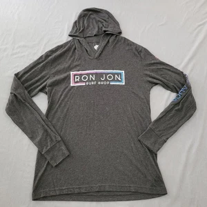 Ron Jon Surf Shop Shirt Herren Medium M Langarm Kapuze Webpullover schwarz - Bild 1 von 11