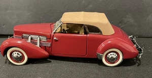 VINTAGE Franklin Mint 1937 Cord 812 Phaeton Coupe Precision Model NICE CAR 1/24 - Picture 1 of 11