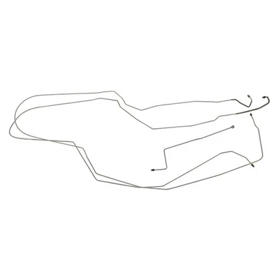 Oldsmobile Alero 1999-2000 lado de ABS kit de línea de freno delantero a trasero acero Foto 1 de 4