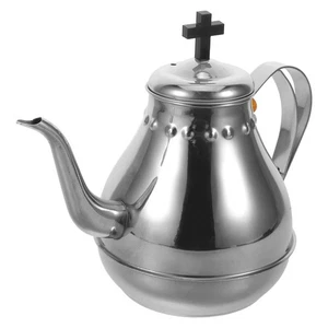  Edelstahl Teekanne: Kommunion Weinkessel 1,2 l - Gottesdienst - Bild 1 von 17