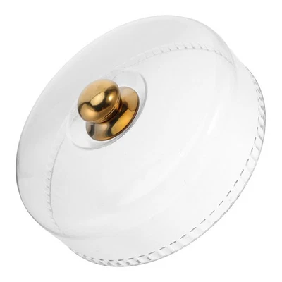  Cubierta redonda con soporte para pasteles - Tapa de cúpula de exhibición transparente de 11 pulgadas - Queso redondo Foto 1 de 4