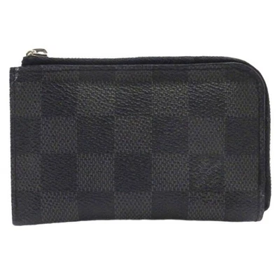 Louis Vuitton Damier Graphite Coin Case N61237 Black Men's Wallet - Image 1 of 4